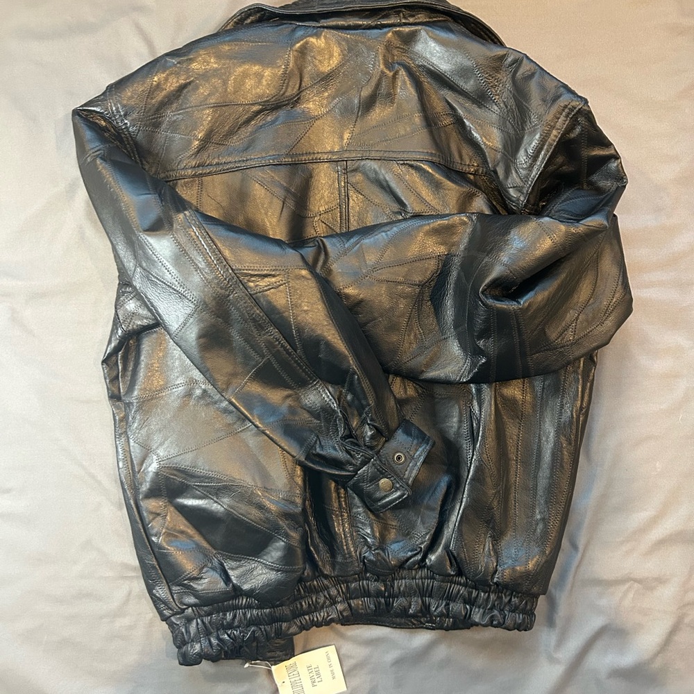 Vintage Harrah’s Philippe Lenore / Las Vegas Leather Jacket (BRAND NEW W TAGS) - Picture 10 of 10